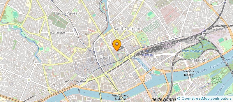 localisation de l'entreprise VENERIE AUJOURD'HUI à NANTES