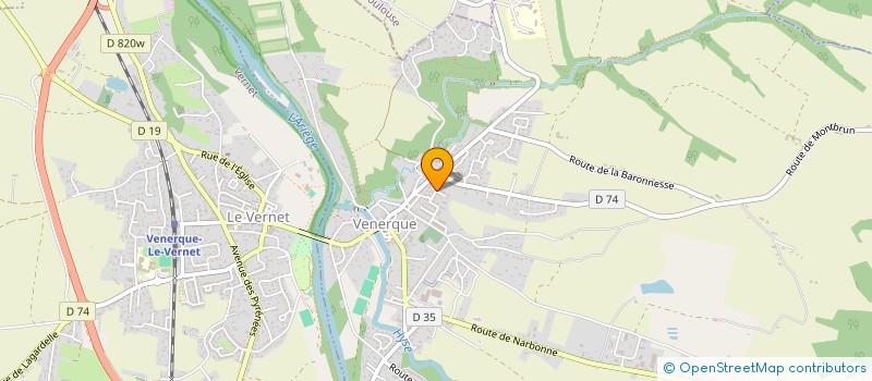 localisation de l'entreprise VENERQUE AMBULANCES à VENERQUE