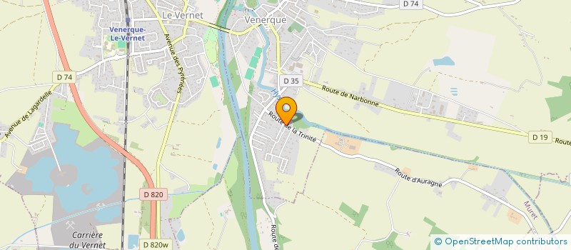 localisation de l'entreprise VENERQUE AUTOMOBILE à VENERQUE