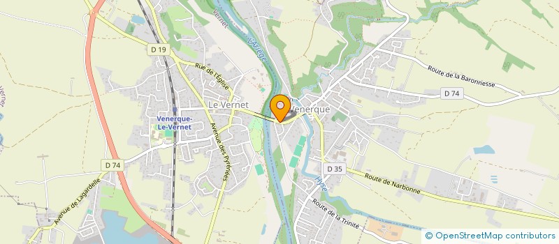 localisation de l'entreprise VENERQUE FERMETURE à VENERQUE
