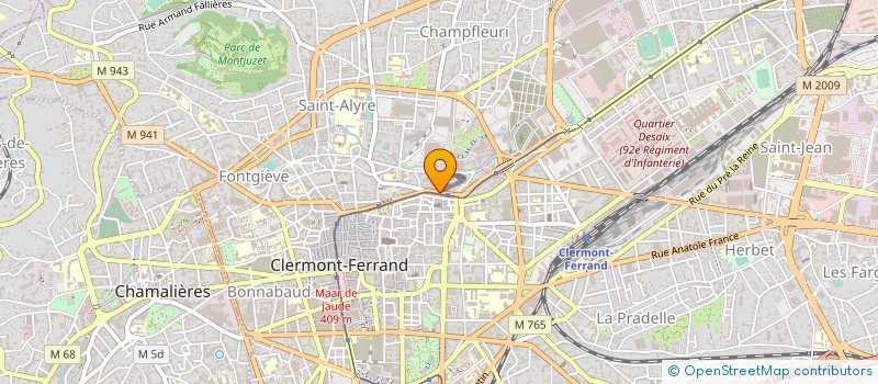 localisation de l'entreprise VENESO à CLERMONT-FERRAND
