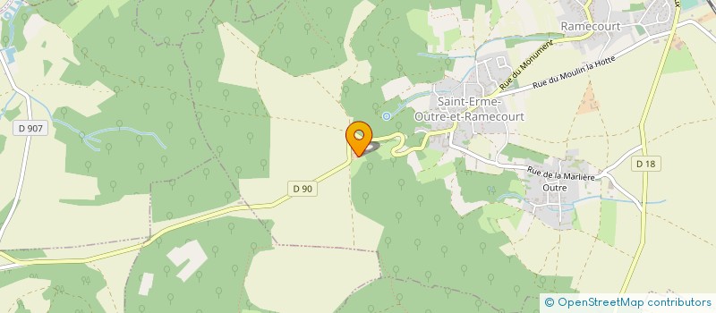 localisation de l'entreprise VENET à SAINT-ERME-OUTRE-ET-RAMECOURT