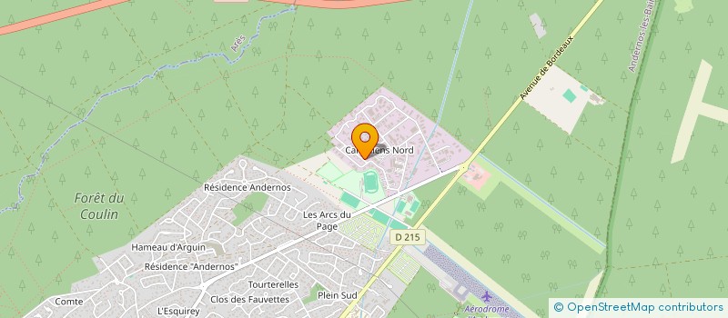 localisation de l'entreprise VENET à ANDERNOS-LES-BAINS