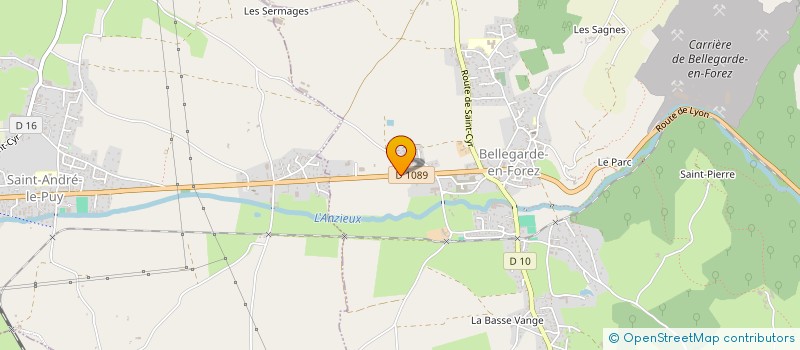 localisation de l'entreprise VENET ET FILS MACONNERIE  BELLEGARDE-EN-FOREZ