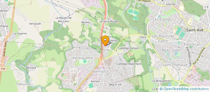 localisation de l'entreprise VENETES FOOD  SAINT-AVE