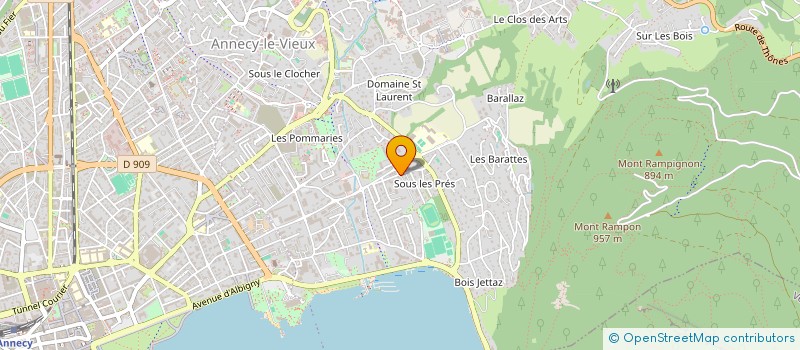localisation de l'entreprise VENETIE à ANNECY