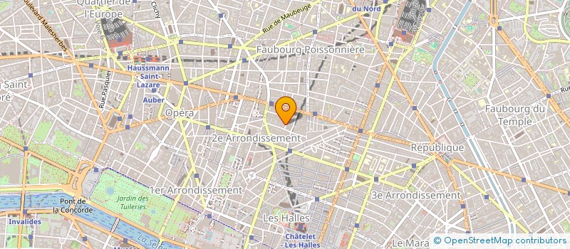 localisation de l'entreprise VENETISS à PARIS