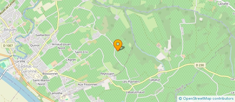 localisation de l'entreprise VENEURS D'EPERNON à CADILLAC-SUR-GARONNE