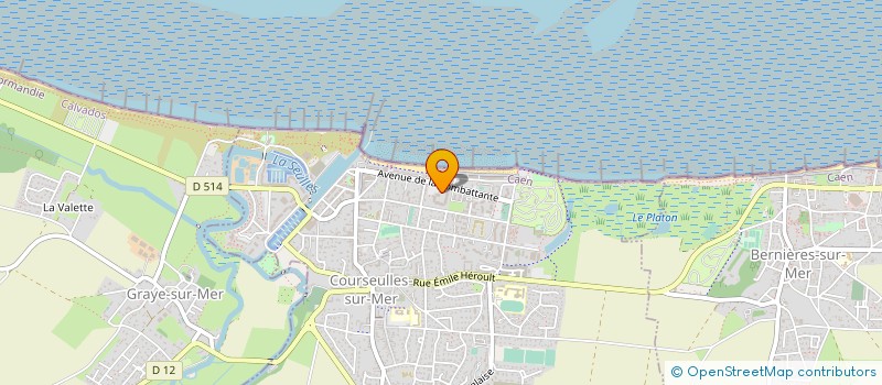 localisation de l'entreprise VENEZ, ON DANSE A COURSEULLES SUR MER  COURSEULLES-SUR-MER