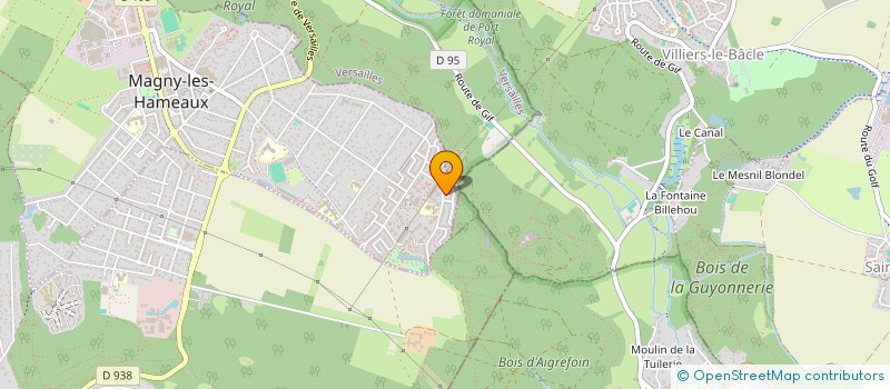 localisation de l'entreprise VENEZ ON DANSE A MAGNY-LES-HAMEAUX  MAGNY-LES-HAMEAUX