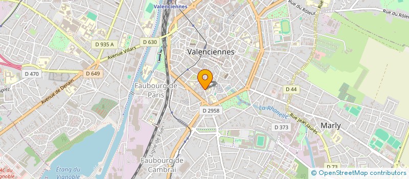 localisation de l'entreprise VENEZ VOIR à VALENCIENNES