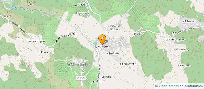 localisation de l'entreprise VENEZ YOGA DANSER  SAINT-JULIEN