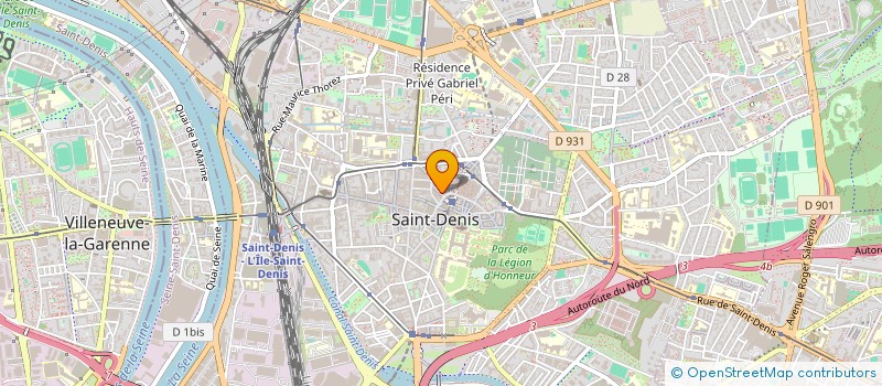 localisation de l'entreprise VENEZIA à SAINT-DENIS