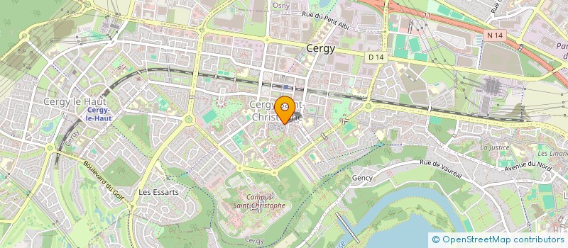 localisation de l'entreprise VENEZIA  CERGY