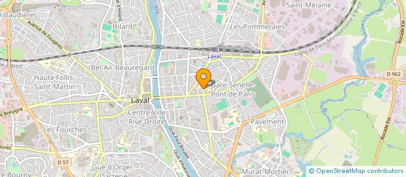 localisation de l'entreprise VENEZIA à LAVAL