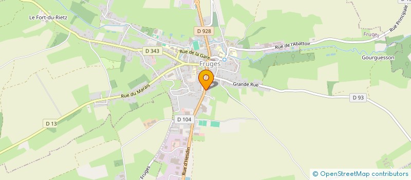 localisation de l'entreprise VENEZIA  FRUGES