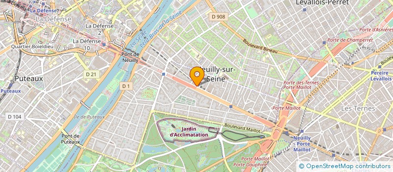 localisation de l'entreprise VENEZIA, COMMISSAIRES DE JUSTICE ASSOCIES à NEUILLY-SUR-SEINE