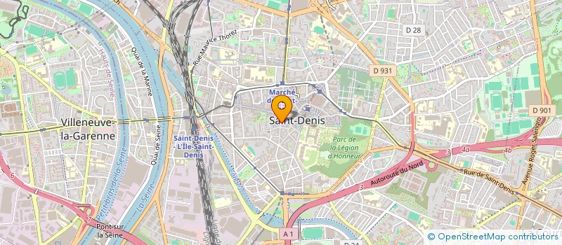 localisation de l'entreprise VENEZIA MOD'S à SAINT-DENIS