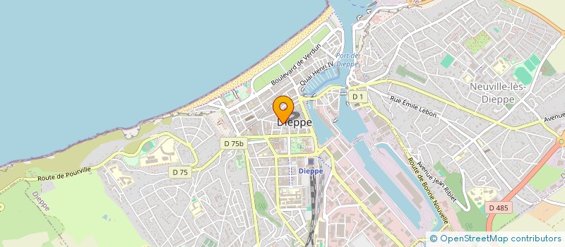 localisation de l'entreprise VENEZIANNA à DIEPPE