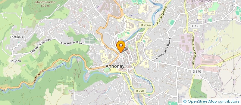 localisation de l'entreprise VENEZUELA ANDES CARIBES à ANNONAY