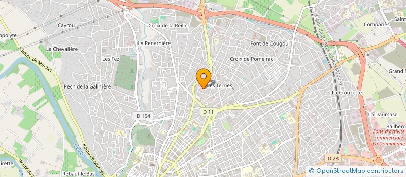 localisation de l'entreprise VENGA BAILA  BEZIERS