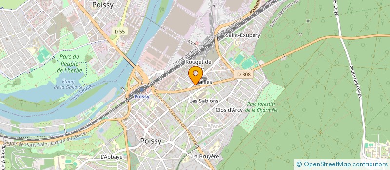 localisation de l'entreprise VENGARDTECH  POISSY