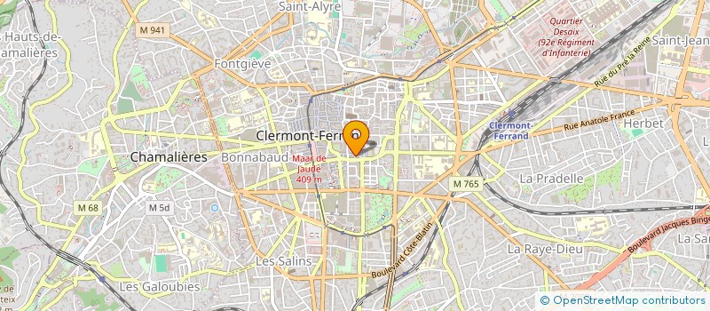 localisation de l'entreprise VENGRI  CLERMONT-FERRAND