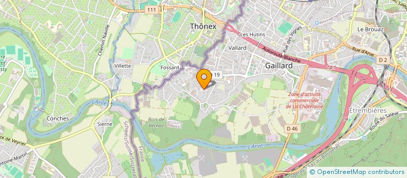localisation de l'entreprise VENI VICI à GAILLARD