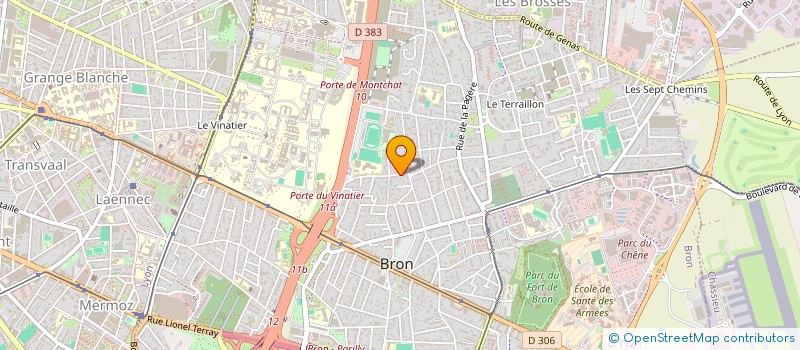 localisation de l'entreprise VENIA  BRON