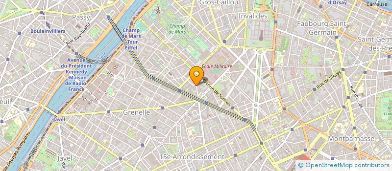 localisation de l'entreprise VENIARD & ASSOCIES - EXPERTS à PARIS