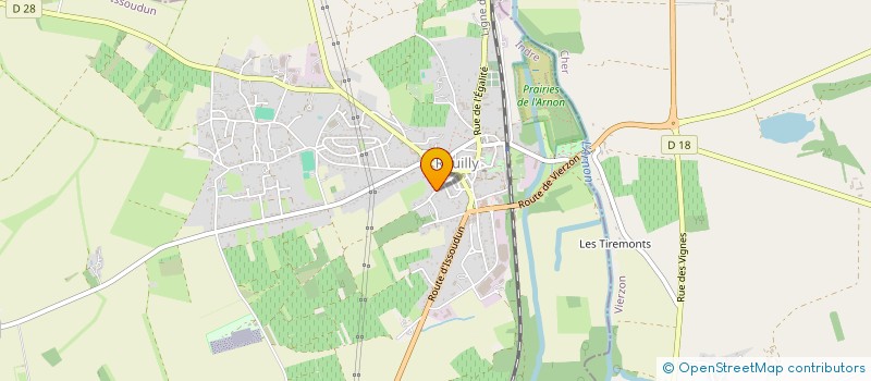 localisation de l'entreprise VENIAT à REUILLY