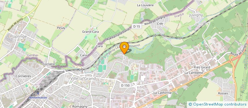 localisation de l'entreprise VENICA à ANNEMASSE