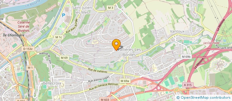 localisation de l'entreprise VENICE à SAINT-JULIEN-LES-METZ