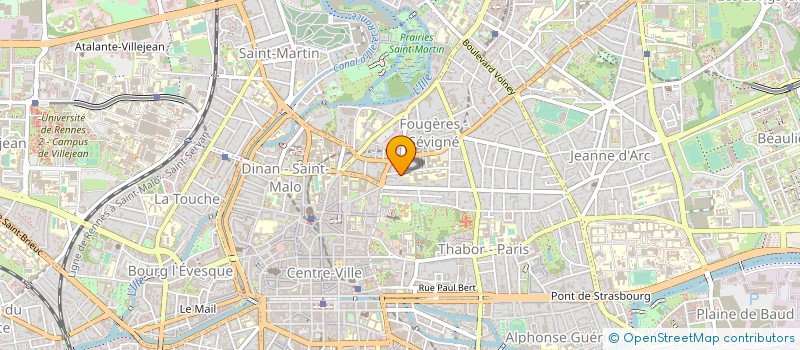 localisation de l'entreprise VENICE CONSEIL à RENNES