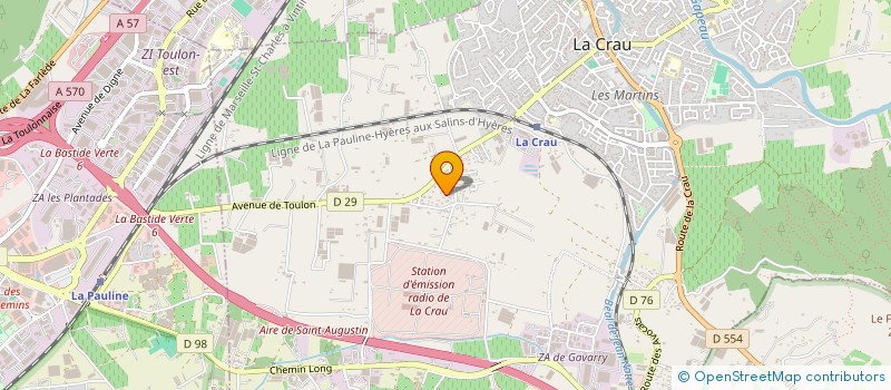 localisation de l'entreprise VENICEGYM FRANCE  LA CRAU