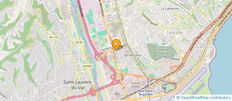 localisation de l'entreprise VENIDUS BTP  NICE