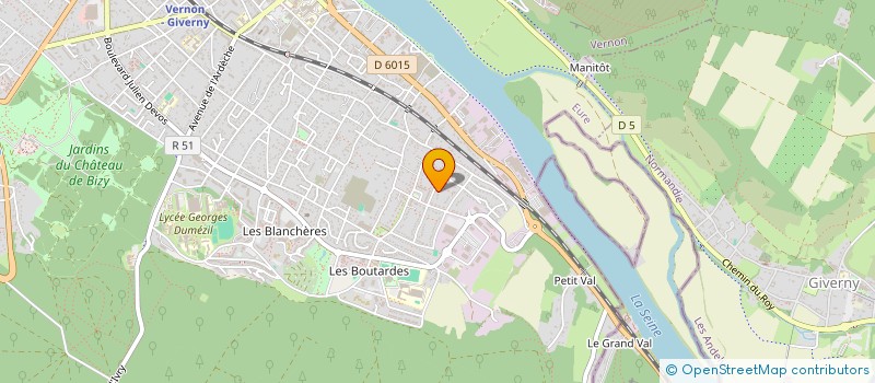 localisation de l'entreprise VENIEL HOLDING  VERNON