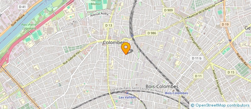 localisation de l'entreprise VENIGO à COLOMBES