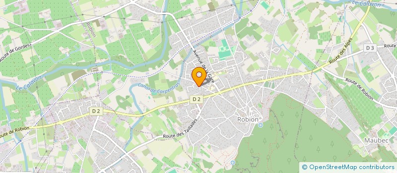 localisation de l'entreprise VENILIA  ROBION