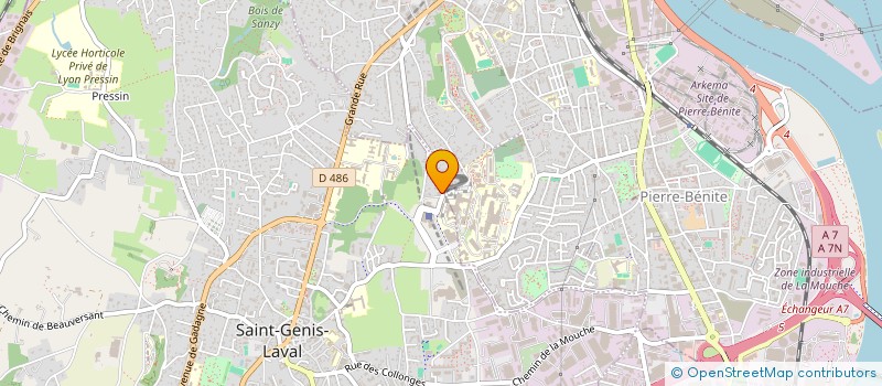 localisation de l'entreprise VENIMAT à VENISSIEUX