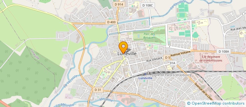 localisation de l'entreprise 'VENIR à LUNEVILLE