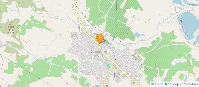 localisation de l'entreprise VENIR EN AIDE 34 à CAZOULS-LES-BEZIERS