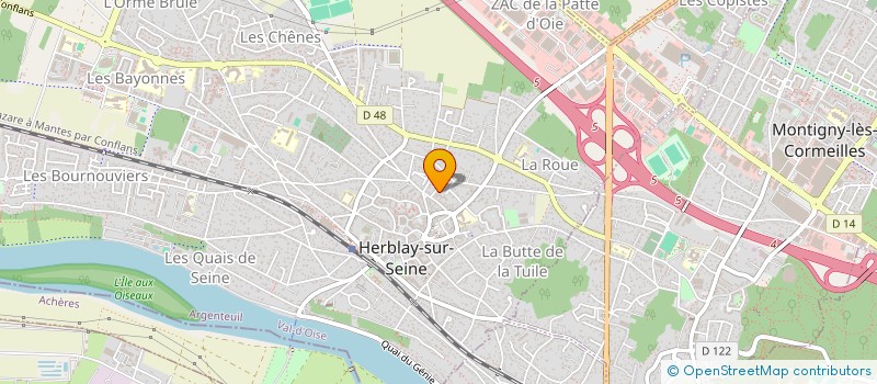 localisation de l'entreprise VENISE  HERBLAY-SUR-SEINE