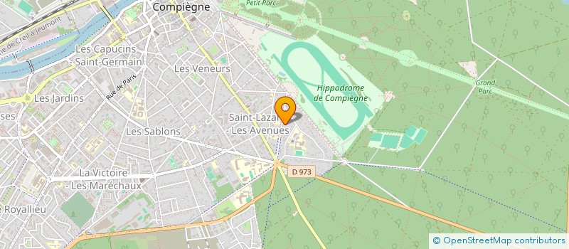 localisation de l'entreprise VENISE  COMPIEGNE