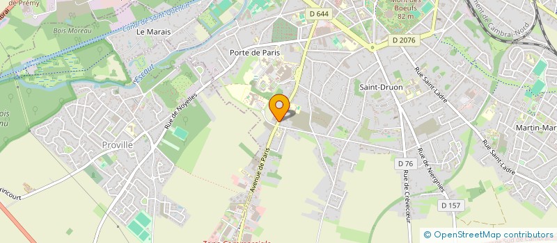 localisation de l'entreprise VENISE  CAMBRAI