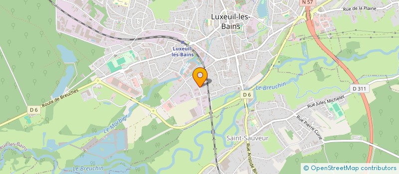 localisation de l'entreprise VENISE A LUXEUIL  LUXEUIL-LES-BAINS