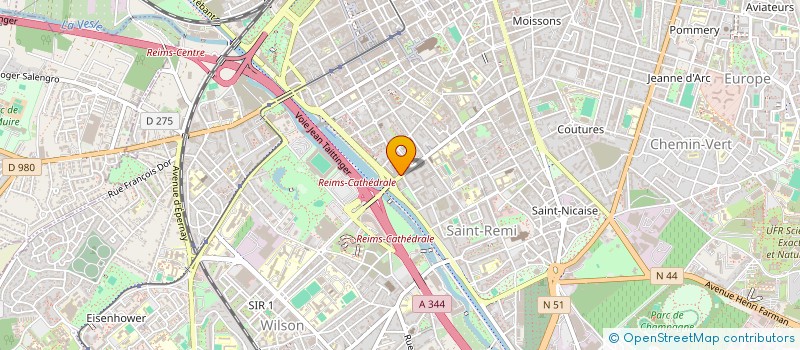 localisation de l'entreprise VENISE CARS  REIMS