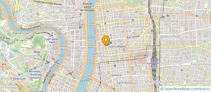 localisation de l'entreprise VENISE LAFAYETTE  LYON