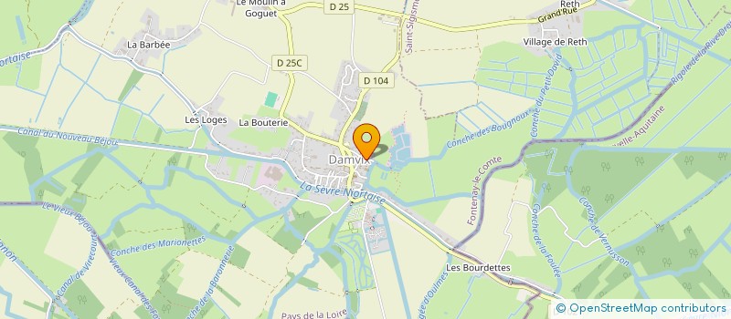 localisation de l'entreprise VENISE VERTE VENDEENNE  DAMVIX