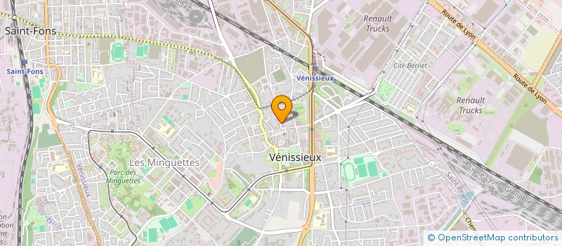localisation de l'entreprise VENISSIEUX à VENISSIEUX